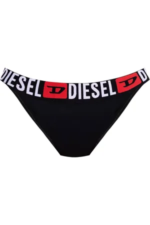 Diesel Bas de bikini à taille logo