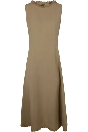 ANTONELLI Robe à encolure frangée