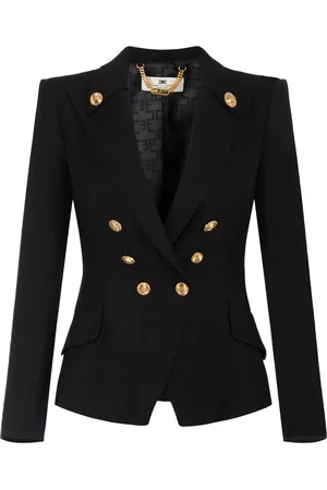 Elisabetta Franchi Blazer à boutons décoratifs