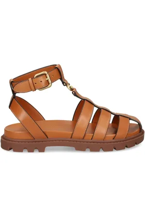 Coach Sandales en cuir