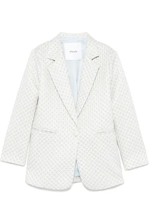 MISS GRANT Blazer à motif en jacquard