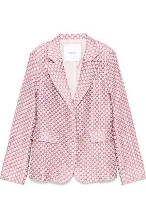 MISS GRANT Blazer à motif en jacquard