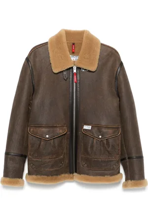 FAY Veste en peau de mouton retournée