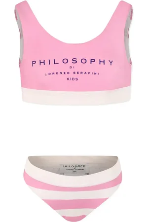 PHILOSOPHY DI LORENZO SERAFINI Haut de bikini à logo imprimé