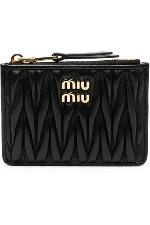 Miu Miu Portefeuille à logo lettre