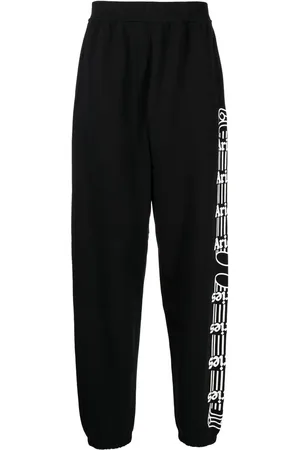 ARIES Pantalon de jogging en coton à logo imprimé