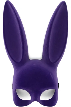MAISON CLOSE Masque lapin en velours