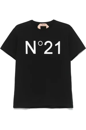Nº21 T-shirt à logo imprimé
