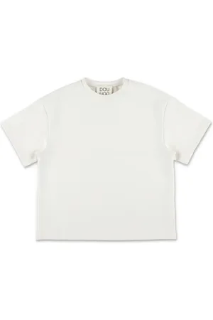 DOUUOD KIDS T-shirt à patch logo