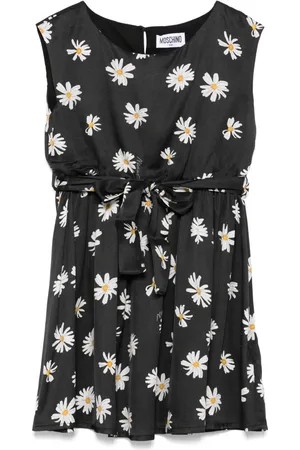 Moschino Robe à fleurs imprimées