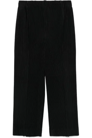 Issey Miyake Pantalon à design plissé