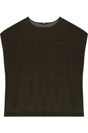 Balmain T-shirt à logo brodé