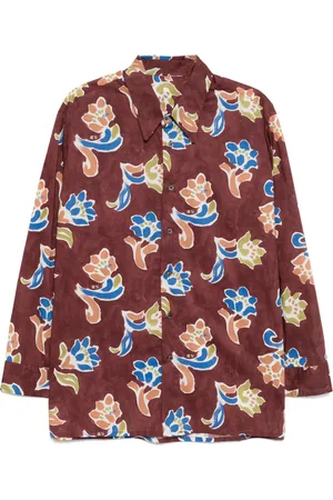 CROQUIS Chemise à fleurs