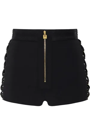 Elisabetta Franchi Short à lacets croisés
