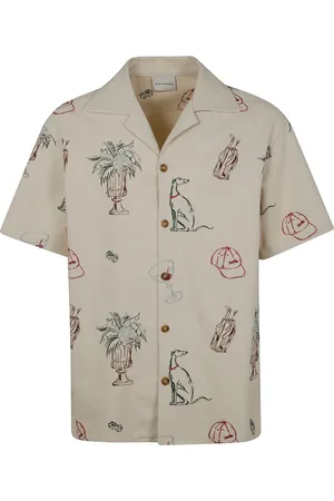 Drôle de Monsieur Chemise imprimée à détail noué