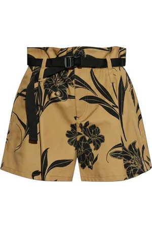 Moncler Short à fleurs imprimées