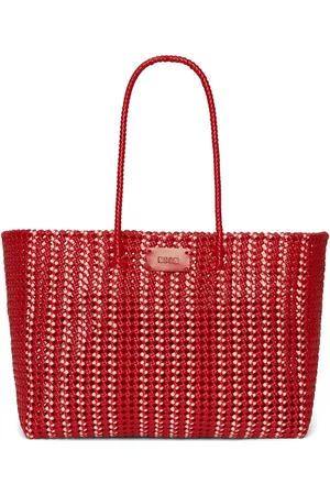 Msgm Grand sac à main Woven à patch logo