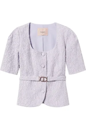 Twin-Set Veste à design tissé