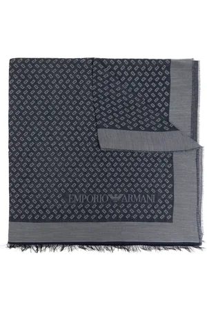 Emporio Armani écharpe à logo imprimé