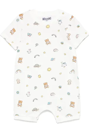 Moschino Barboteuse à imprimé Teddy Bear
