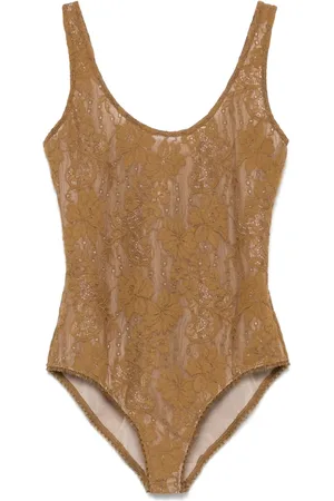 ZIMMERMANN Body en dentelle à encolure arrondie