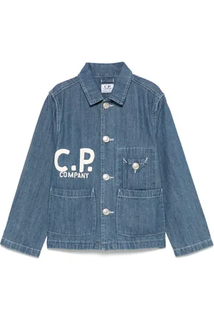 C.P. Company Veste à logo imprimé