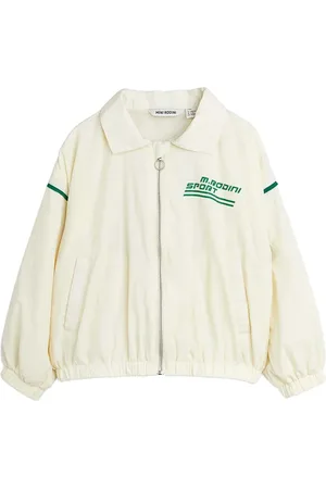 Mini Rodini Veste bomber à logo imprimé