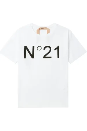 Nº21 T-shirt à logo imprimé