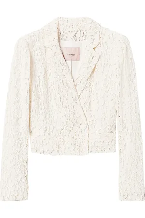 Twin-Set Blazer à empiècements en dentelle