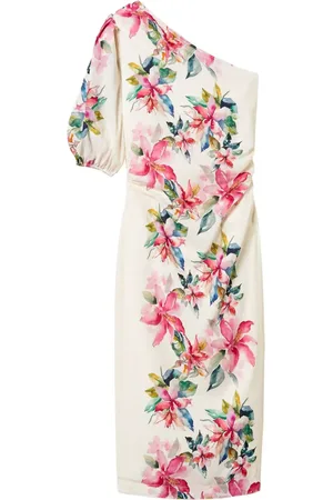 Twin-Set Robe mi-longue à imprimé graphique