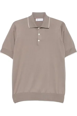 Brunello Cucinelli Polo en maille fine