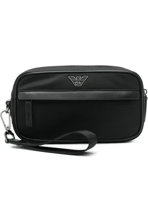 Emporio Armani Pochette à plaque logo