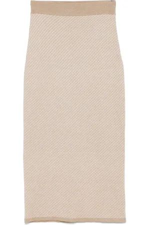 Fendi Jupe mi-longue à motif monogrammé