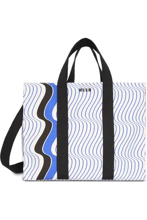 Msgm Sac à main à rayures