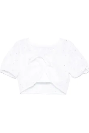 MISS GRANT Lot de deux blouses à broderie anglaise