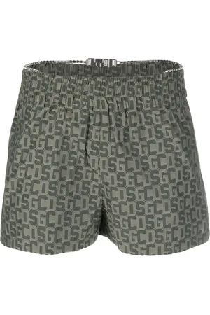 GCDS Short Bling Monogram à ceinture