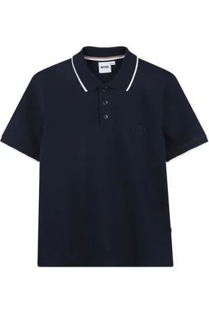 HUGO BOSS Polo en coton à logo brodé