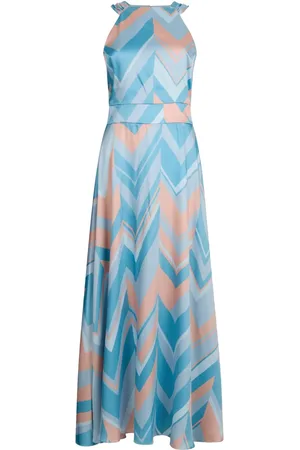 Liu Jo Robe longue à motif chevrons