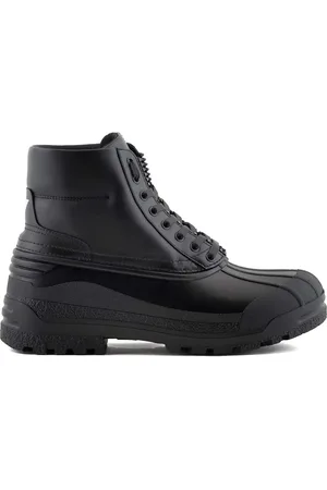 Emporio Armani Bottines vernies à lacets