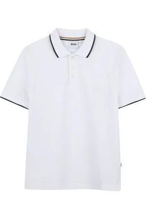 HUGO BOSS Polo en coton à logo brodé