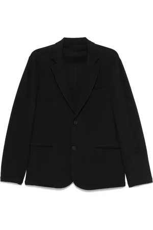 Emporio Armani Blazer en jersey à simple boutonnage