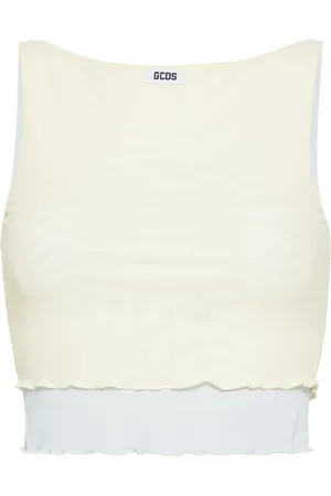 GCDS Haut en résille à patch logo