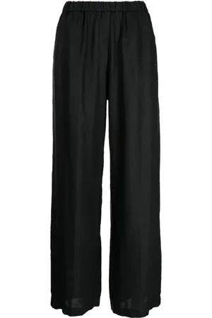 Aspesi Pantalon palazzo à taille élastiquée
