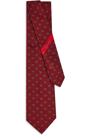 Salvatore Ferragamo Cravate Gancini en jacquard