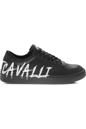 Roberto Cavalli Baskets à logo imprimé