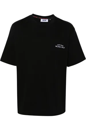 GCDS T-shirt en coton à logo brodé