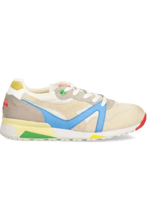 Diadora Baskets en cuir à logo embossé