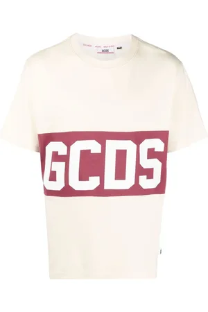 GCDS T-shirt en coton à logo imprimé