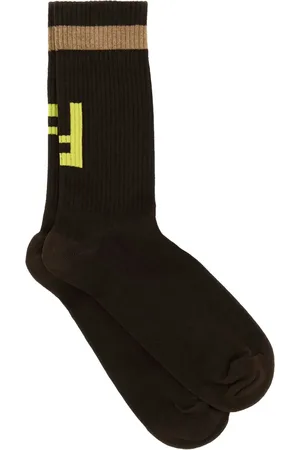 Fendi Chaussettes en coton mélangé
