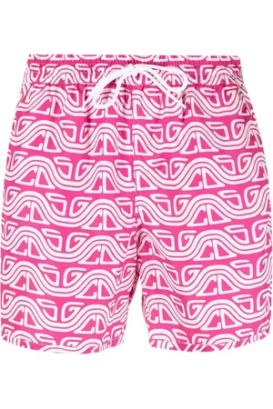 GCDS Short de bain à imprimé abstrait